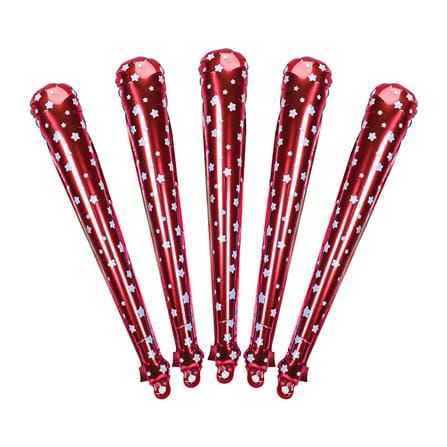 ลูกโป่งฟอยล์ กระบองเชียร์ SNAZZ 28 นิ้ว สีแดง_0