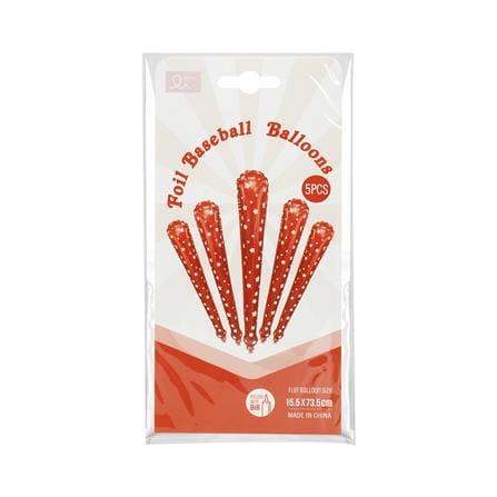 ลูกโป่งฟอยล์ กระบองเชียร์ SNAZZ 28 นิ้ว สีแดง_3