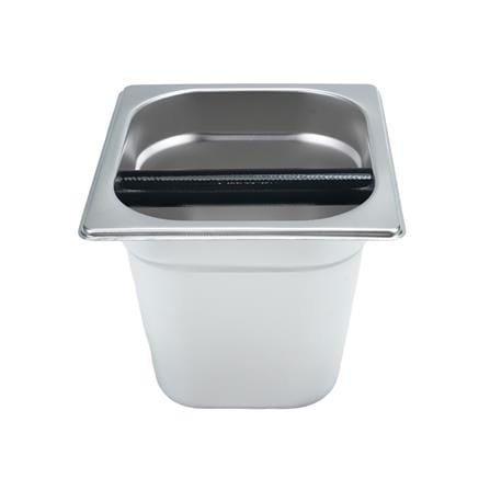 ถังเคาะกากกาแฟสเตนเลส ทรงสี่เหลี่ยม KOF BAKE KB10C 15 ซม._2