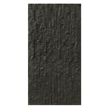 แผ่นตกแต่งผนัง PU 60x120 ซม. TARA BRICK ROCK BLACK_0