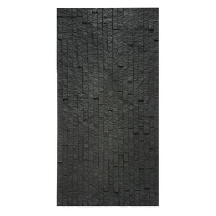 แผ่นตกแต่งผนัง PU 60x120 ซม. TARA BRICK ROCK BLACK_0