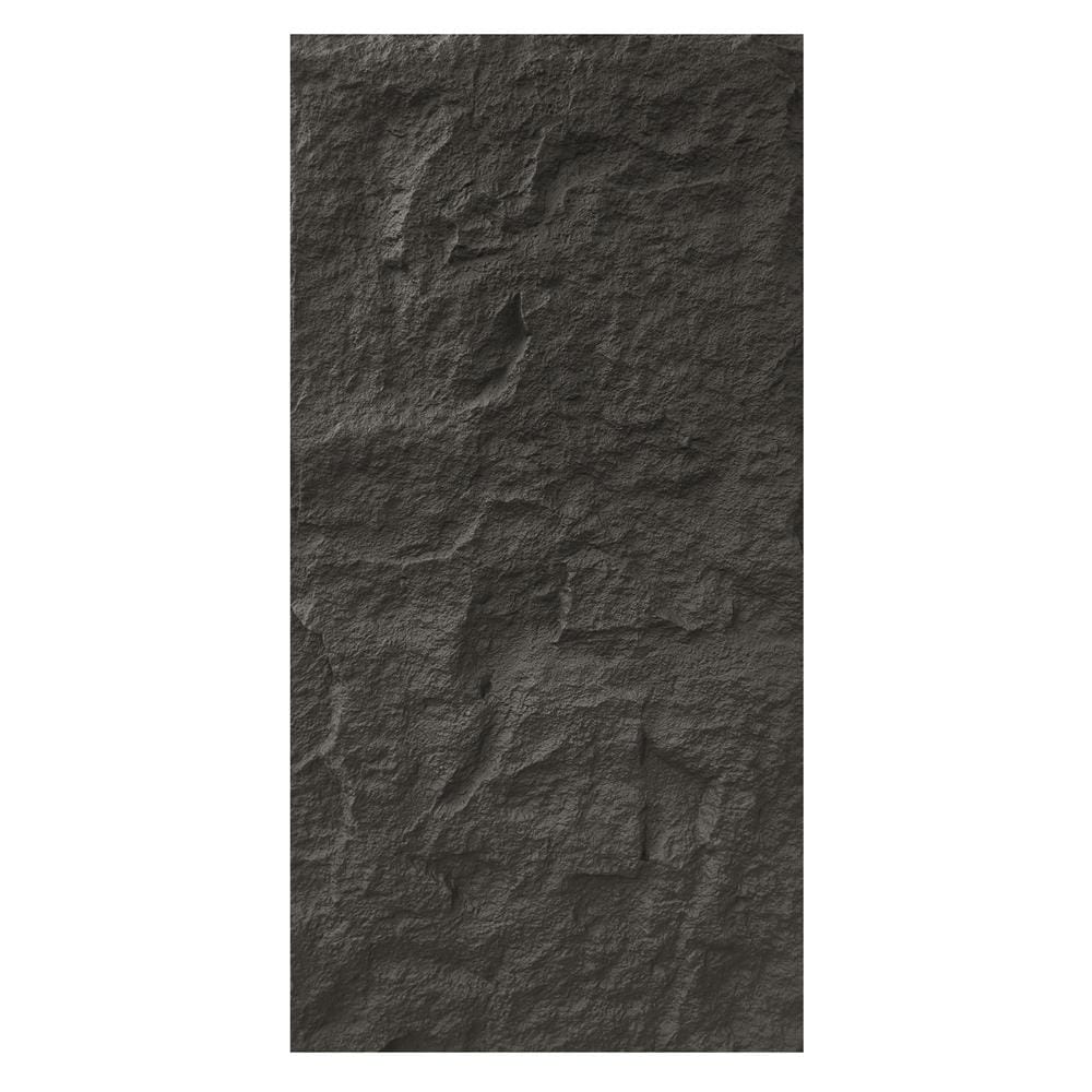 แผ่นตกแต่งผนัง PU 60x120 ซม. TARA STONE BLACK