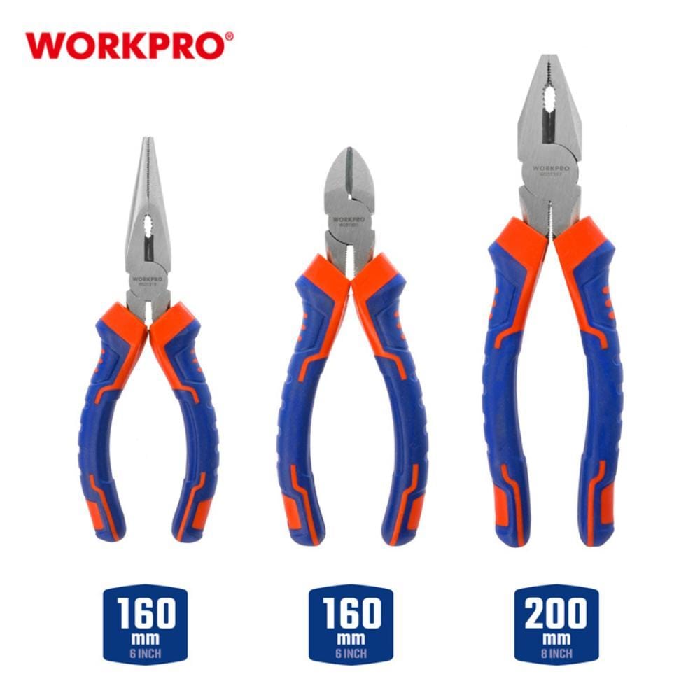 ชุดคีม WORKPRO WP201007 (ชุด 3 ชิ้น)