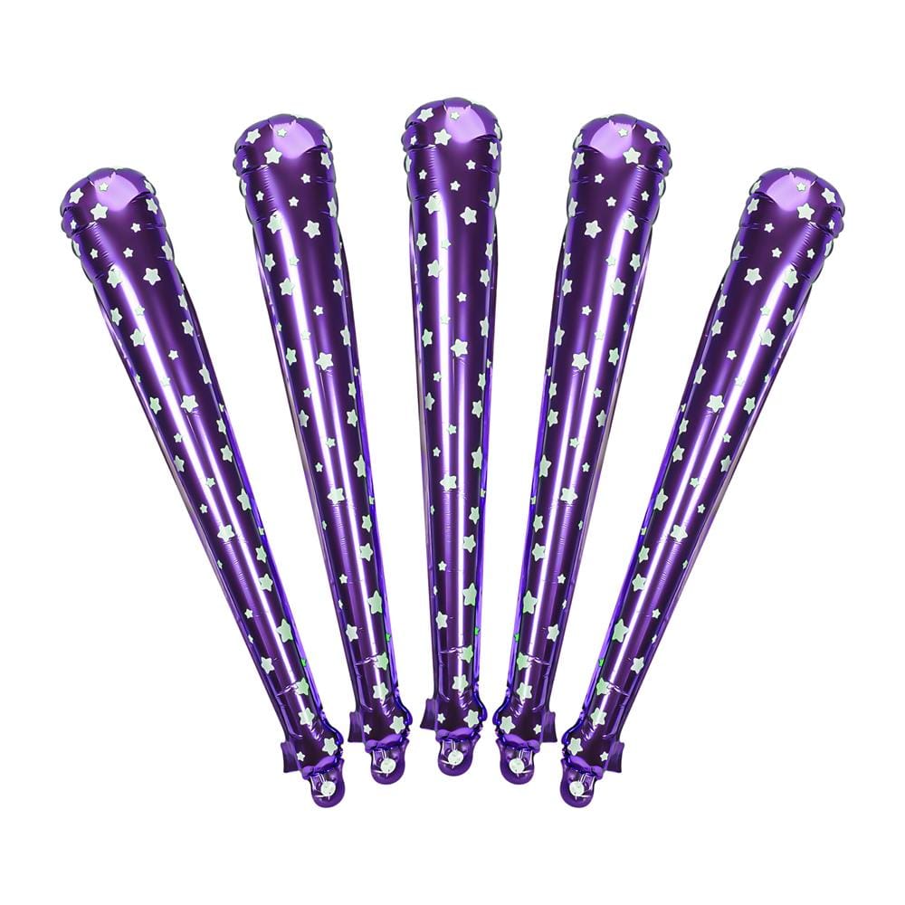 ลูกโป่งฟอยล์ กระบองเชียร์ SNAZZ 28 นิ้ว สีม่วง
