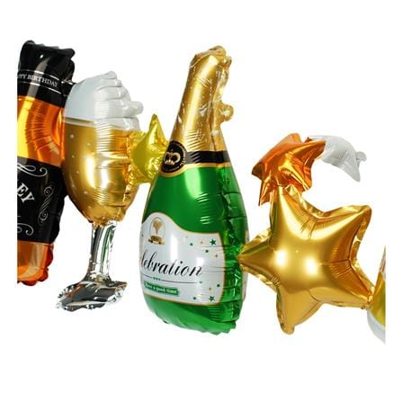 ลูกโป่งฟอยล์ WINE PARTY SNAZZ 40 นิ้ว สีทอง/เขียว_1