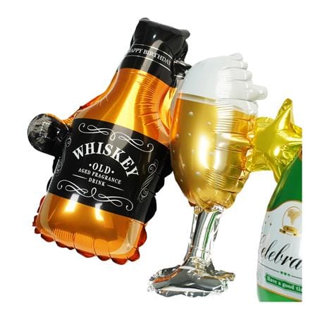 ลูกโป่งฟอยล์ WINE PARTY SNAZZ 40 นิ้ว สีทอง/เขียว_2