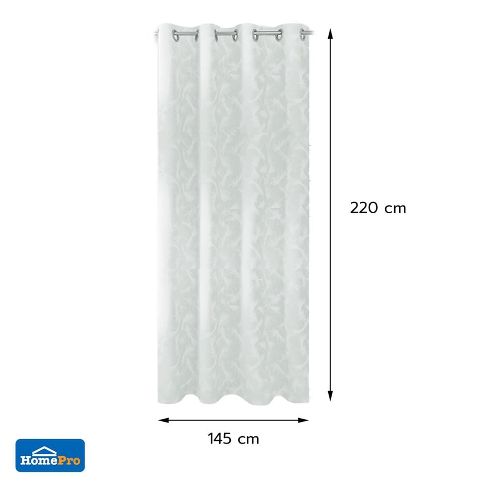 ผ้าม่าน EYELET HOME LIVING STYLE CAYLA UV 145x220 ซม. สีเทา
