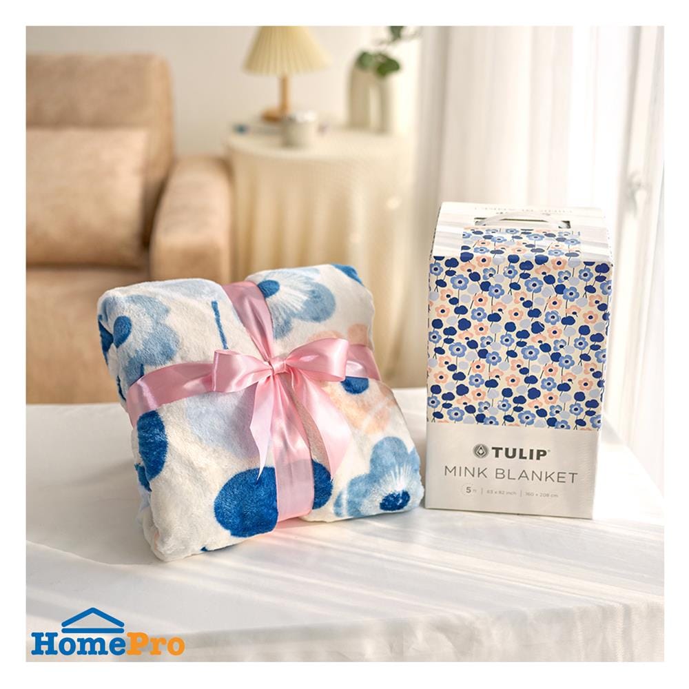 ผ้าห่ม TULIP MINK 63x82 นิ้ว 02210-TM006