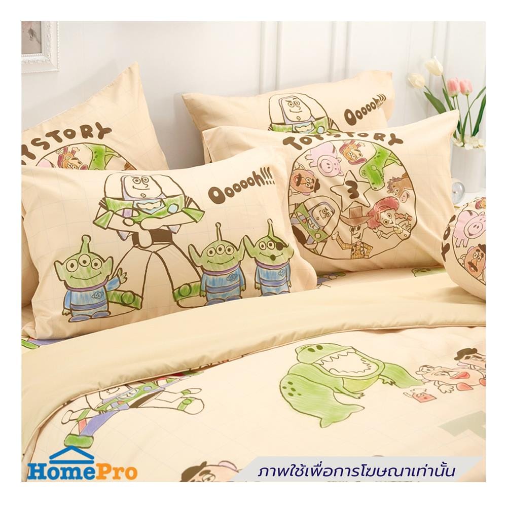 ชุดผ้าปูที่นอน 5 ฟุต (ชุด 6 ชิ้น) TULIP TOY STORY 60256-DLD034