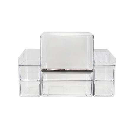ชุดกล่องลิ้นชัก MAKE UP STACKO BREIS 27x22x32.5 ซม. สีใส_2
