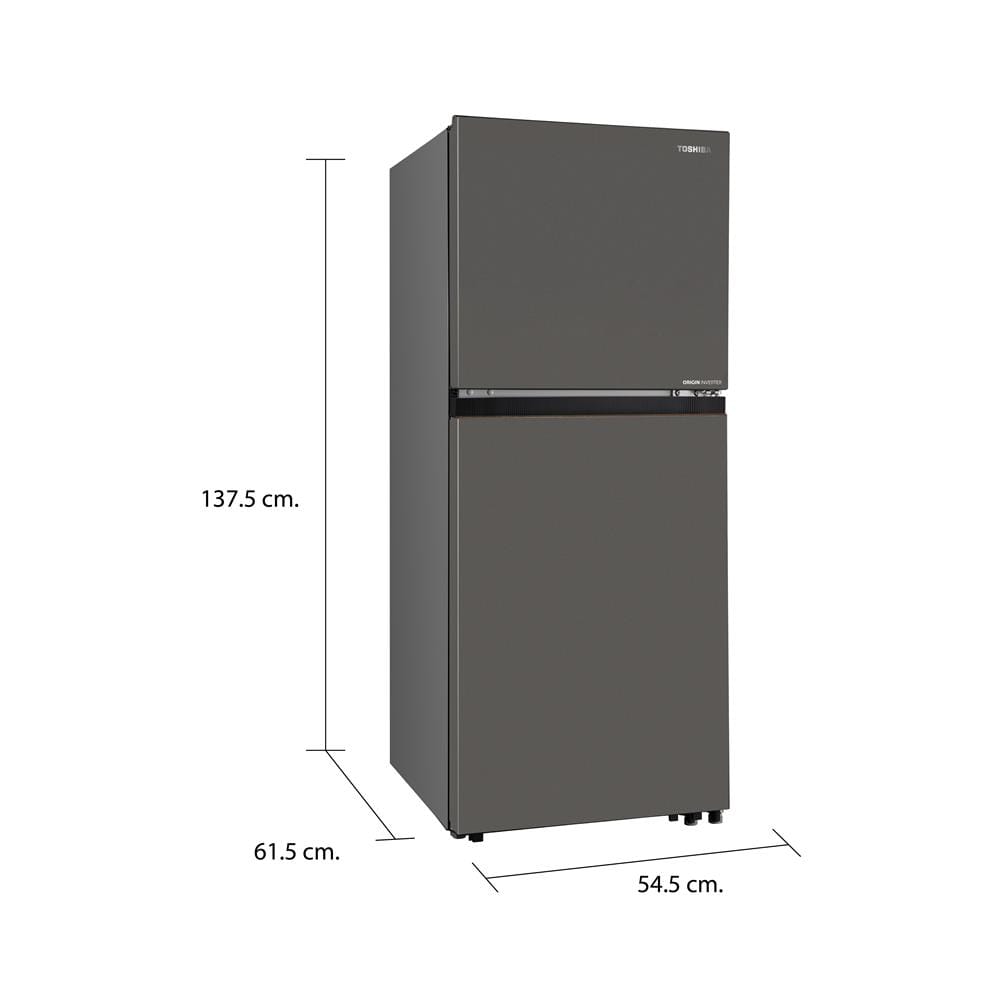 ตู้เย็น 2 ประตู TOSHIBA GR-RT268WE-PMTH(50) 7.3 คิว สีเงินเข้ม