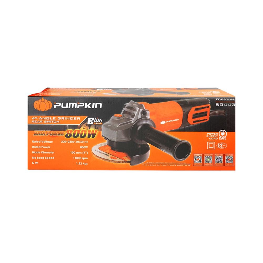 เครื่องเจียร PUMPKIN 50443 G8004R 4 นิ้ว 800 วัตต์