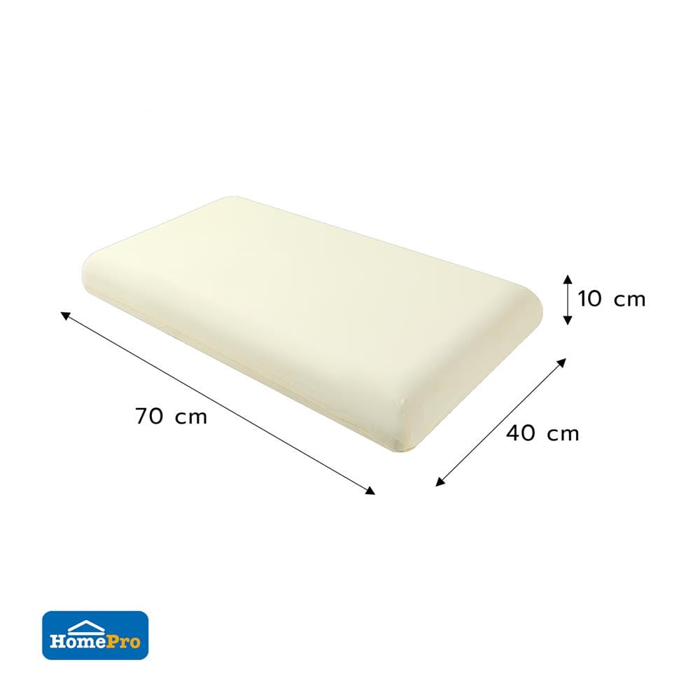 หมอนสุขภาพ เมมโมรี่โฟม SNAZZ FROSTA 40x70 ซม. สีเหลือง