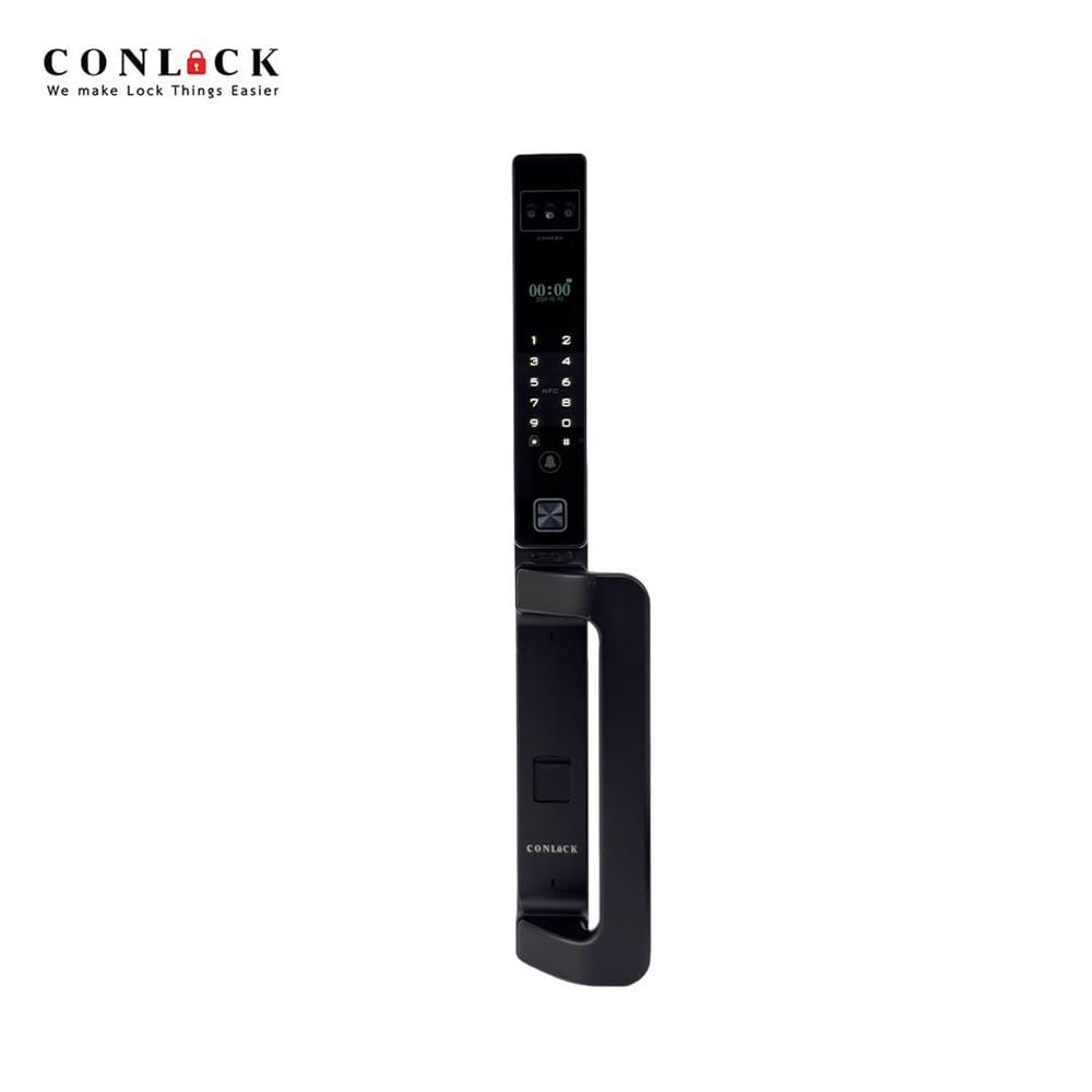 กลอนดิจิตอล CONLOCK XERCON CURVE สีดำ