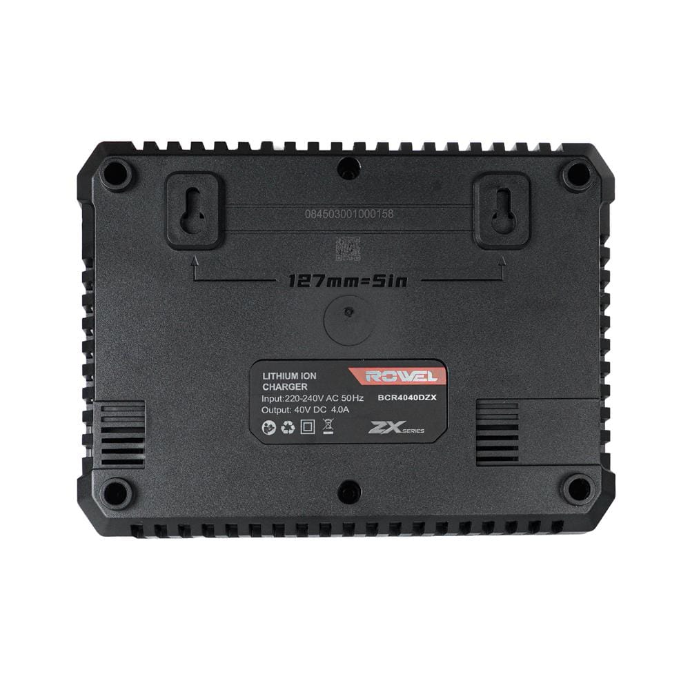 แท่นชาร์จแบตเตอรี่ 2 ช่อง ROWEL BCR4040DZX 40 โวลต์ 4 แอมป์