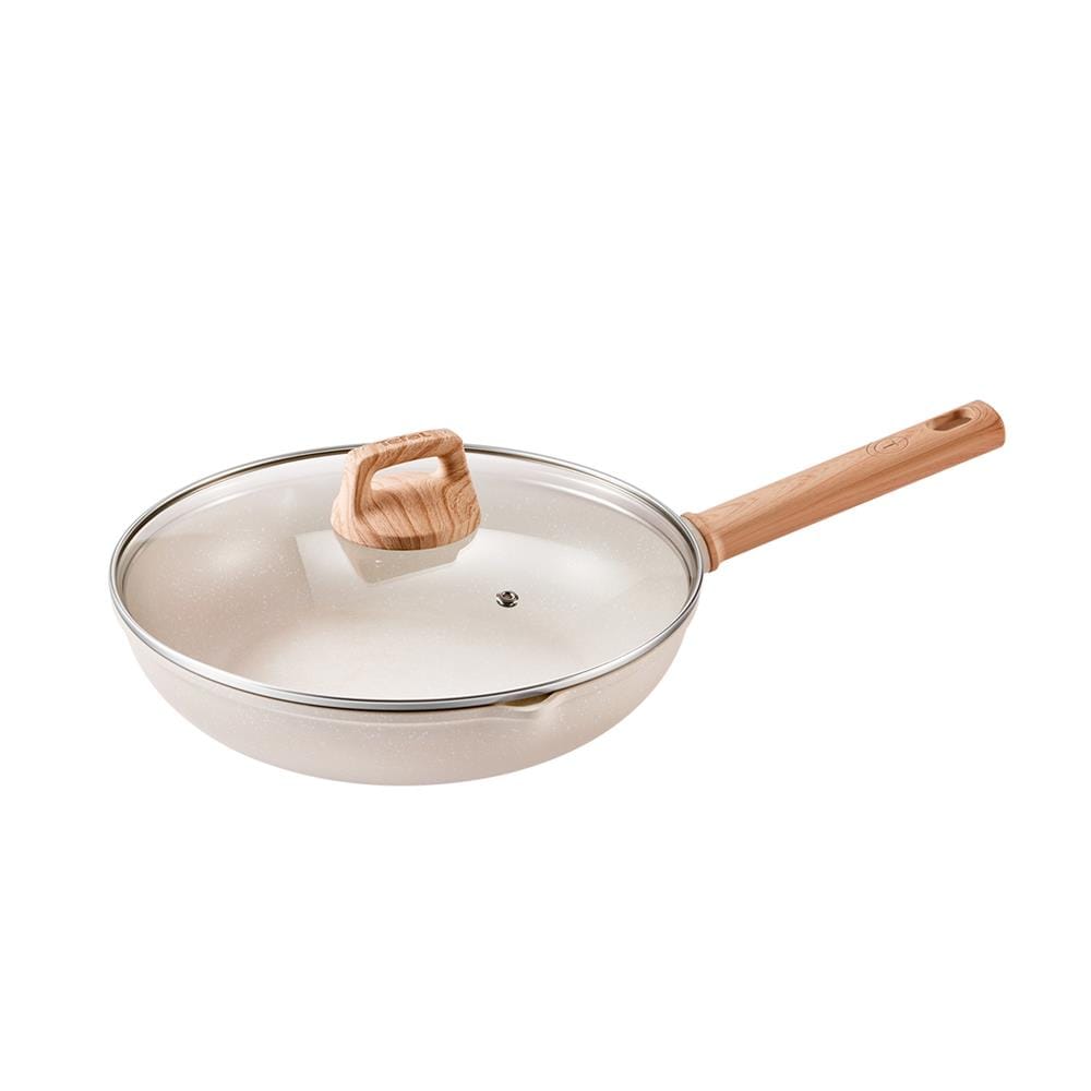 กระทะก้นแบนพร้อมฝา 26 ซม. TEFAL CAST ALU IH