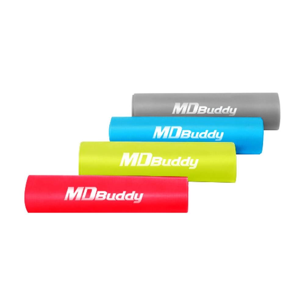 ชุดแผ่นยางยืดสำหรับโยคะ พิลาทิส 4 ขนาด MDBUDDY