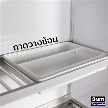 ครัวอะลูมิเนียมสำเร็จรูป ท็อปซิงค์ซ้าย 3MITI STR 100LF 100 ซม. สีขาว_5
