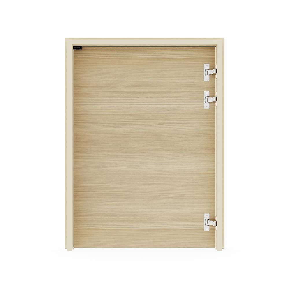 บานถังแก๊ส เปิดขวา KITZCHO LUCIDA PLUS 56x74 ซม. สี NATURAL OAK
