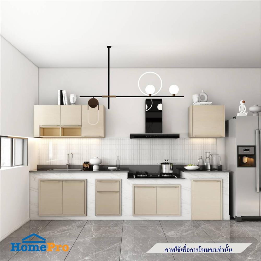 บานถังแก๊ส เปิดขวา KITZCHO LUCIDA PLUS 56x74 ซม. สี NATURAL OAK