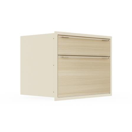 ตู้ลิ้นชัก KITZCHO LUCIDA PLUS 66x66 ซม. สี NATURAL OAK_1
