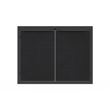 บานซิงค์คู่ KITZCHO LUCIDA PLUS 86x66 ซม. สี BLACK OAK_0