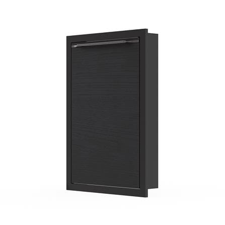 บานซิงค์เดี่ยว เปิดขวา KITZCHO LUCIDA PLUS 46x66 ซม. สี BLACK OAK_1
