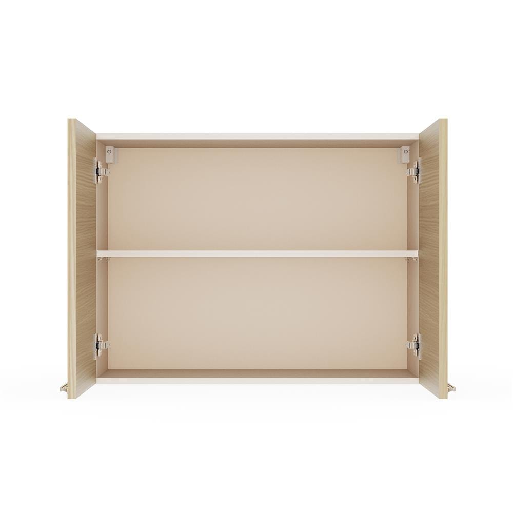 ตู้แขวนคู่ KITZCHO LUCIDA PLUS 80x60 ซม. สี NATURAL OAK
