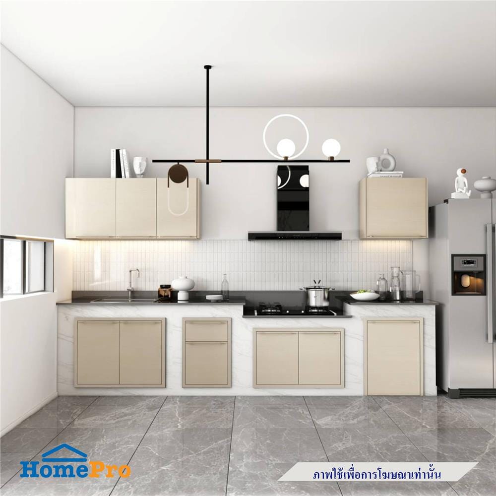 ตู้แขวนคู่ KITZCHO LUCIDA PLUS 80x60 ซม. สี NATURAL OAK