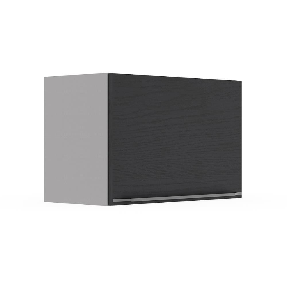 ตู้แขวนเดี่ยว เปิดขวา KITZCHO LUCIDA PLUS 60x40 ซม. สี BLACK OAK