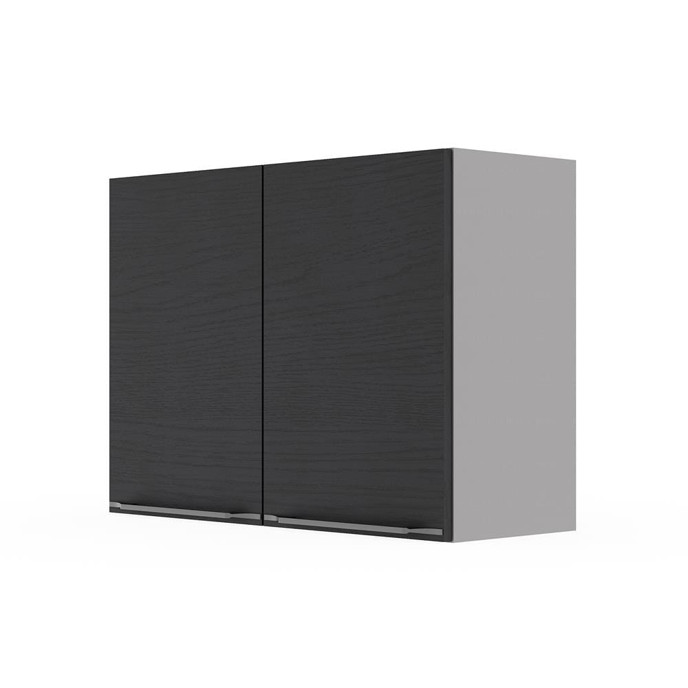 ตู้แขวนคู่ KITZCHO LUCIDA PLUS 80x60 ซม. สี BLACK OAK