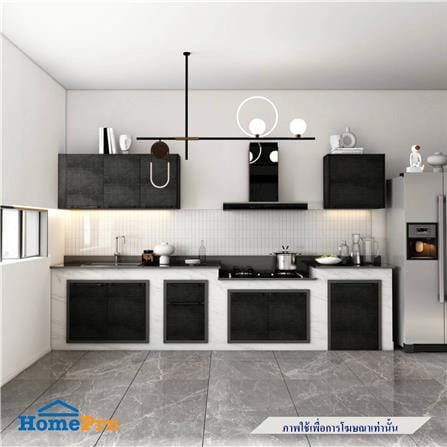 ตู้แขวนคู่ KITZCHO LUCIDA PLUS 80x60 ซม. สี BLACK OAK_5