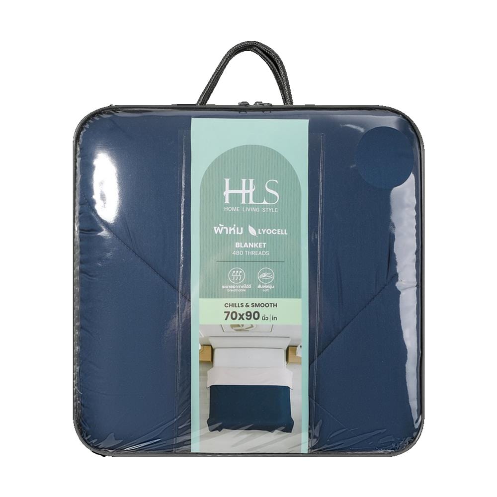 ผ้าห่ม HOME LIVING STYLE ANDES 70x90 นิ้ว สี BLUE