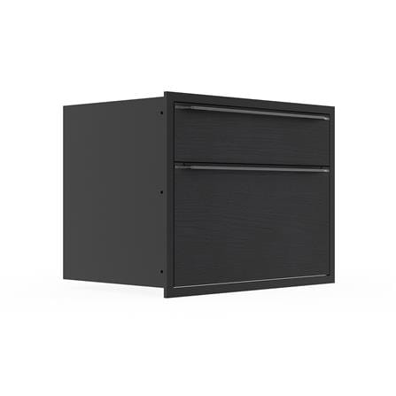 ตู้ลิ้นชัก KITZCHO LUCIDA PLUS 66x66 ซม. สี BLACK OAK_1