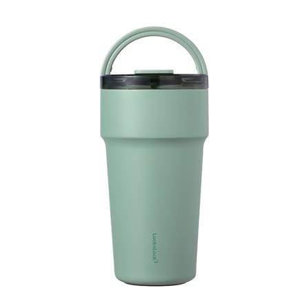 กระติกสุญญากาศ LOCKNLOCK METRO CAFE TOP HANDLE 0.71 ลิตร สีเขียว_0