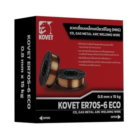 ลวดเชื่อม CO2 KOVET ER70S-6 ECO 0.8 มม._2