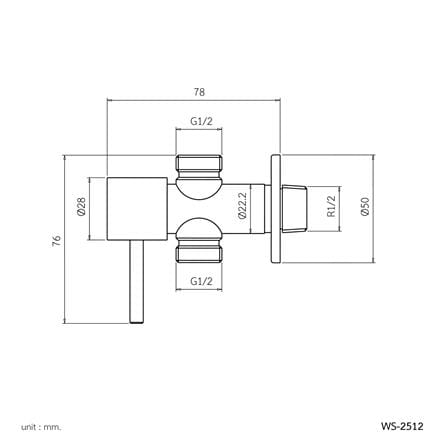 สต๊อปวาล์ว 2 ทาง WS WS-2512_1