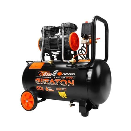 ปั๊มลมไร้น้ำมัน PUMPKIN PTT-G1400W50 50 ลิตร_0