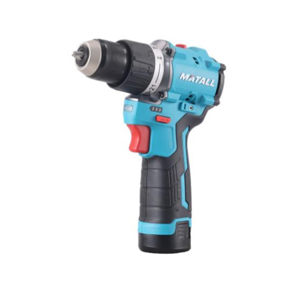 สว่านกระแทกไร้สาย (พร้อมแบตเตอรี่และแท่นชาร์จ) MATALL PRO M12V50-DS 12 โวลต์