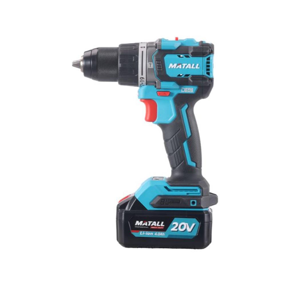 สว่านกระแทกไร้สาย (พร้อมแบตเตอรี่และแท่นชาร์จ) MATALL PRO M20V90-DS 20 โวลต์