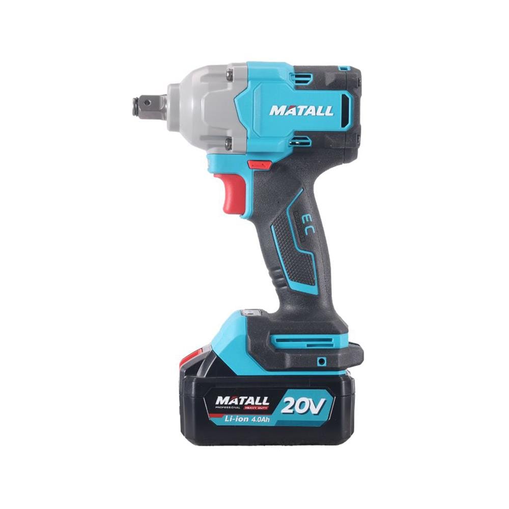 บล็อคกระแทกไร้สาย (พร้อมแบตเตอรี่และแท่นชาร์จ) MATALL PRO M20V520 20 โวลต์
