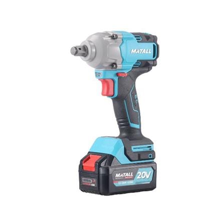 บล็อคกระแทกไร้สาย (พร้อมแบตเตอรี่และแท่นชาร์จ) MATALL PRO M20V520 20 โวลต์_0