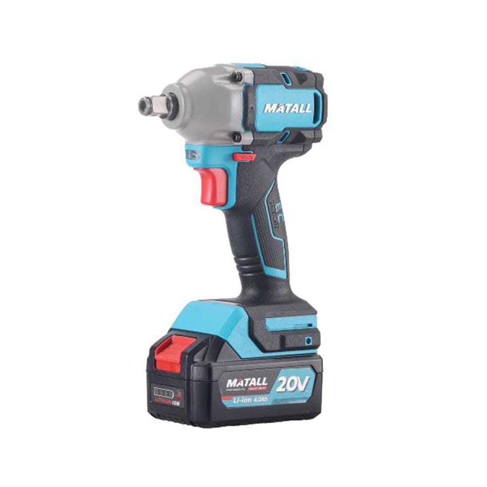 บล็อกกระแทกไร้สาย (พร้อมแบตเตอรี่และแท่นชาร์จ) MATALL PRO M20V318 20 โวลต์
