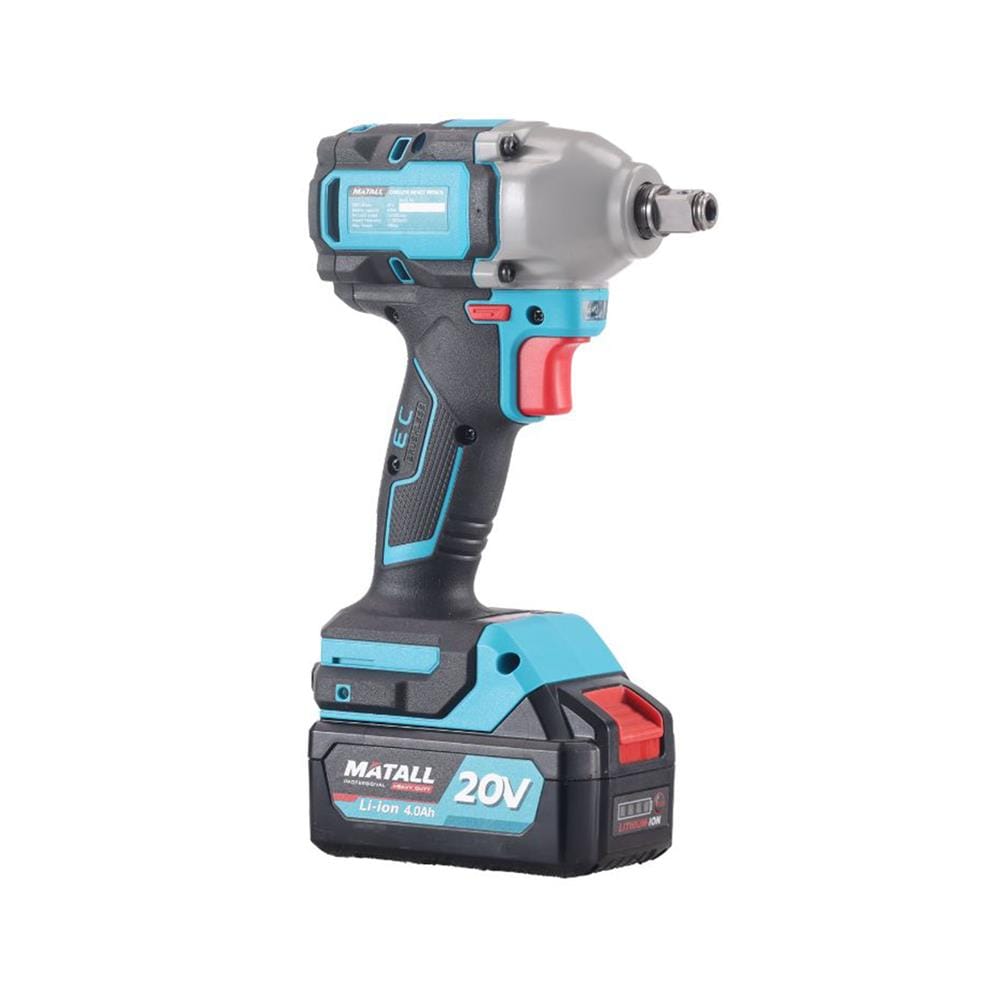 บล็อกกระแทกไร้สาย (พร้อมแบตเตอรี่และแท่นชาร์จ) MATALL PRO M20V318 20 โวลต์