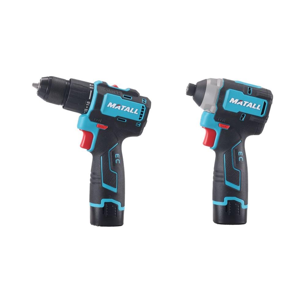 ชุดสว่านไร้สาย (พร้อมแบตเตอรี่) MATALL PRO M16VT-ES 16 โวลต์