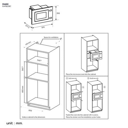 ไมโครเวฟฝังดิจิตอล ELECTROLUX EMFB25BC_2