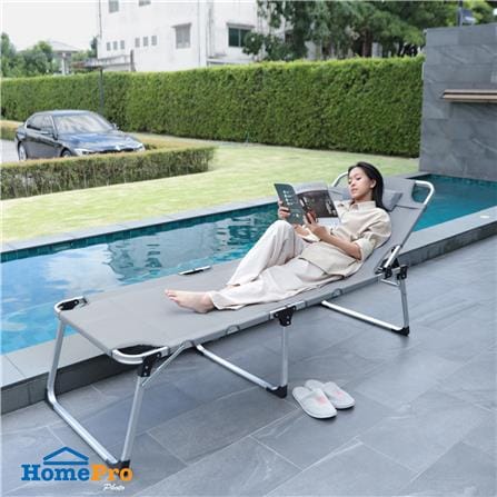 เตียงพักผ่อน SPRING SUNSHINE BED PLUS สีเทา_5