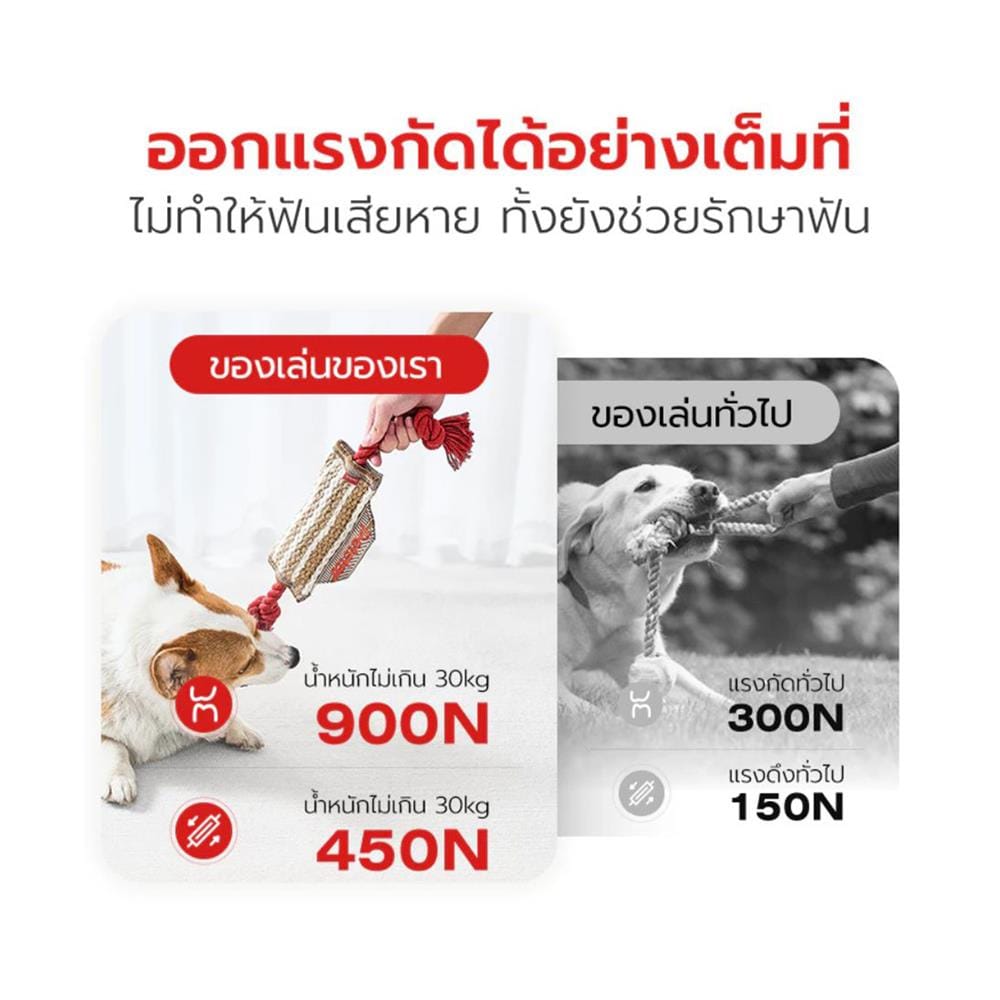ของเล่นสุนัข PETSTAR PSTR0410 สีน้ำตาลอ่อน
