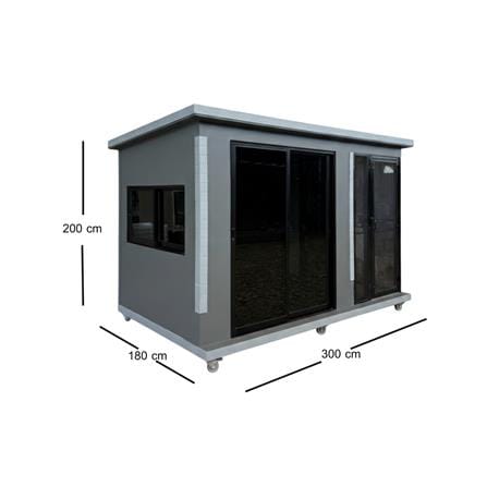 บ้านหมา บ้านแมว T.C. DOGHOUSE 18 CLASSIC 180x300x200 ซม._6