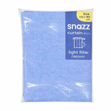 ผ้าม่านซ่อนหู SNAZZ GOODY 140x220 ซม. สีฟ้า_3